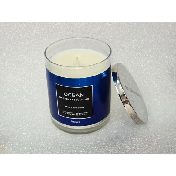 Ocean Mens Collection Soy Blend Candle 8 Oz By Bath & Body Works - Picture 1 of 2